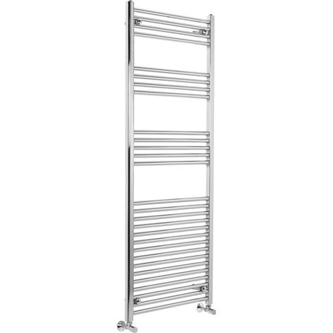 1600x600 Straight Central Heating Towel Rail Bathroom Heated Rad Radiator Chrome