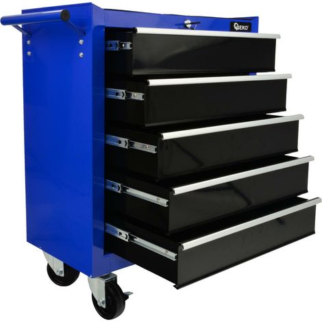 Geko G10802 - Armadio per attrezzi con 5 cassetti, multicolore