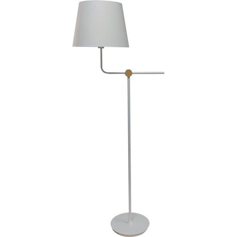 Solor Stehleuchte Weiß+Gold 1xE27