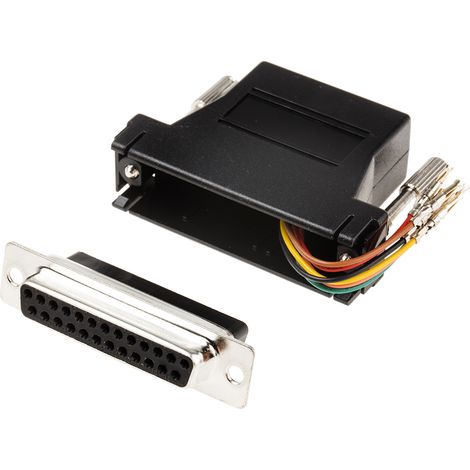Adaptateur Sub-D 25 Femelle vers RJ11 Femelle RS PRO ( Prix pour 1 )