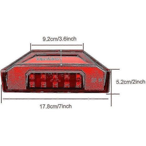 par de luces traseras negras para XP 570 900 General 1000 Pro Crew Brake Light 2412774 2411866 SZRH AV