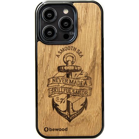 Custodia in legno Bewood per iPhone 15 Pro QUERCIA ANCORA (1/5)