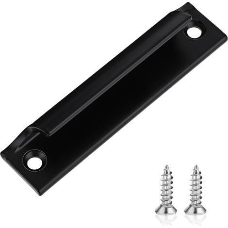 1 Poignée de porte en aluminium, design ergonomique, résistant à la corrosion, pour balcon, terrasse et portes-fenêtres (1/5)