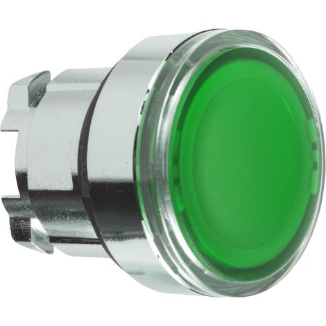 Schneider Electric ZB4BA38 Harmony ZB4BA38 Bouton-poussoir actionneur plat vert décrochage par pression 1 pc(s) W16563 (1/3)