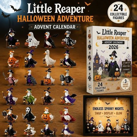 Halloween Ghost Countdown Calendar - 24-Day Acrylic Figurine Halloween Ghost Countdown Calendar (1/5)