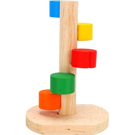 Échelle d'escalade pour Hamster, Jouet en Bois sûr pour Animaux de Compagnie, Cage d'entraînement (1/5)