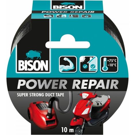 Cinta adhesiva bison power repair tape PE resistente 10 m