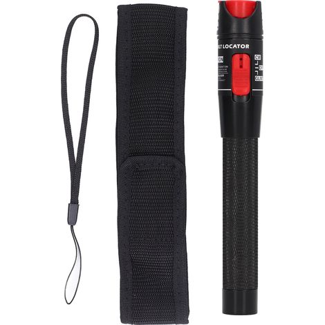 Localisateur de défauts visuels fibre optique noire, poignée antidérapante ergonomique, testeur lumineux rouge fibre optique HT 50 (plus de 50 mW) (1/5)