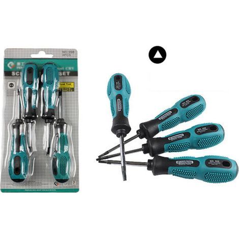 4-teiliges magnetisches Dreieck-Schraubendreher-Set Reparaturwerkzeug 1,8 mm/2,0 mm/2,3 mm/3,0 mm x 50 mm (△-Typ) (1/5)