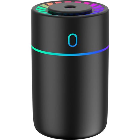 Désodorisant Et Diffuseur D'huiles Essentielles Pour Voiture Avec Lumière D'ambiance RVB, Humidificateur USB (pour Voiture/maison), Mini Diffuseur D'aromathérapie Ultra Silencieux (1/4)