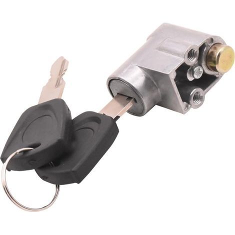 Antivol électrique pour batterie de vélo, coque galvanisée, clés incluses (type A) (1/5)