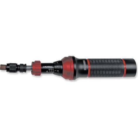 CACCIAVITE DINAMOMETRICO REGOLABILE 1-6Nm ATTACCO 1/4″ 280mm MUNDIAL (1/2)
