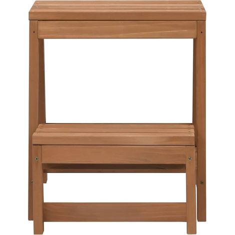 Escabeau pliable Bois de sapin massif