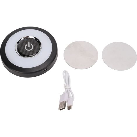 Lampe de coffre LED pour voiture USB rechargeable multifonction éclairage blanc jaune bleu intérieur camping-car placard (1/5)