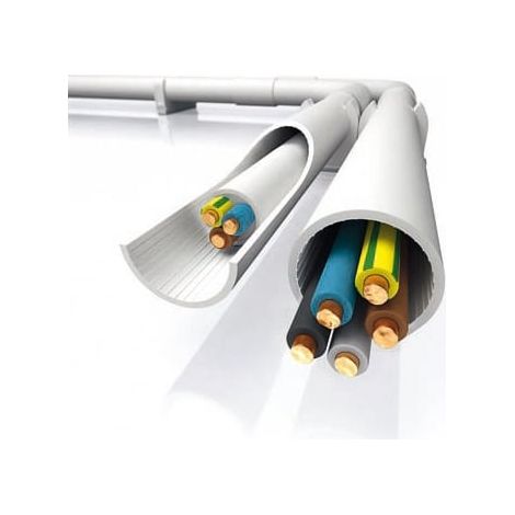 Schneider Electric – Tube IRL PVC gris clair Ø32 mm – Longueur 2 mètres – Degré de protection IP 40 – Résistance chocs IK 07 - IMT40432