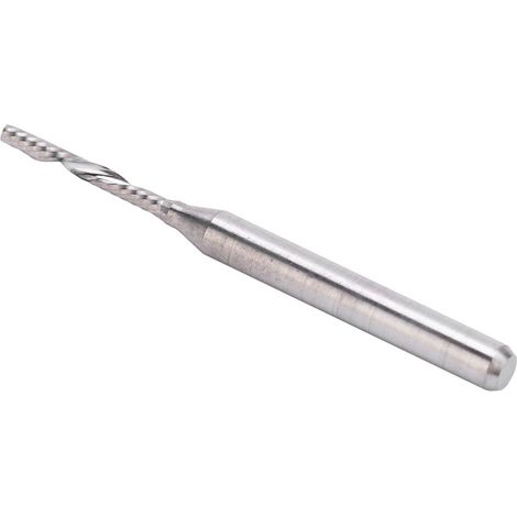 Lot de 5 fraises à spirale en acier tungstène pour défonceuse, accessoire de sculpture sur bois, 3,175 x 1,5 x 12 mm (1/5)