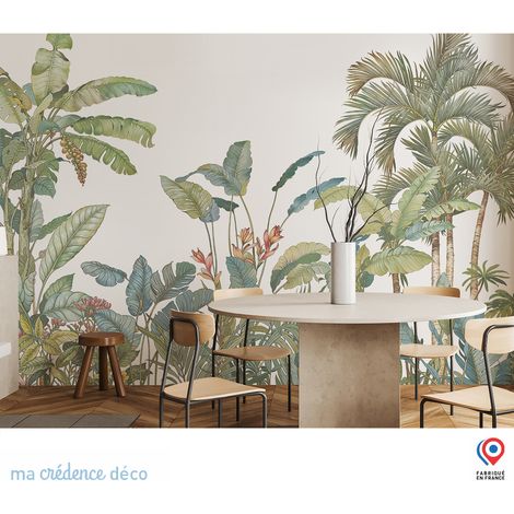 Papier peint : Fresque tropicale 5 - Intissé - 200 cm - 280 cm (1/5)