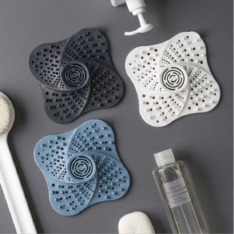 3-teiliges Spülbecken-Sieb, Haarfänger, Abflussabdeckung für Dusche und Küche, Haarfilter mit Anti-Verstopfungsfunktion für Badezimmer (1/5)