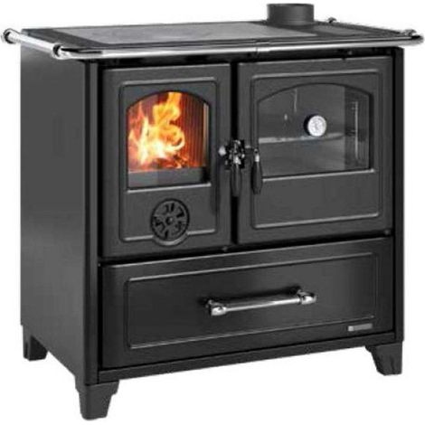 LA NORDICA Cucina a Legna Family VST 45 8 kW Antracite Con Forno