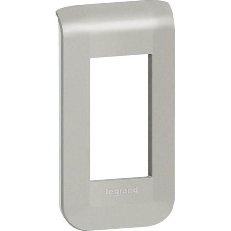 Placa de acabado Legrand mosaic aluminio clip on