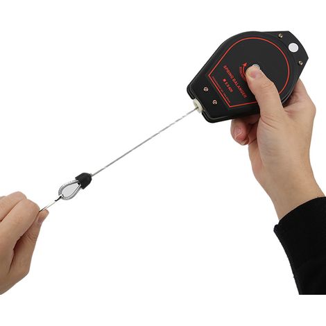 Nouveau porte-outils rétractable à ressort avec une capacité de suspension de 0,6 à 2,0 kg ES620 (noir) (1/5)