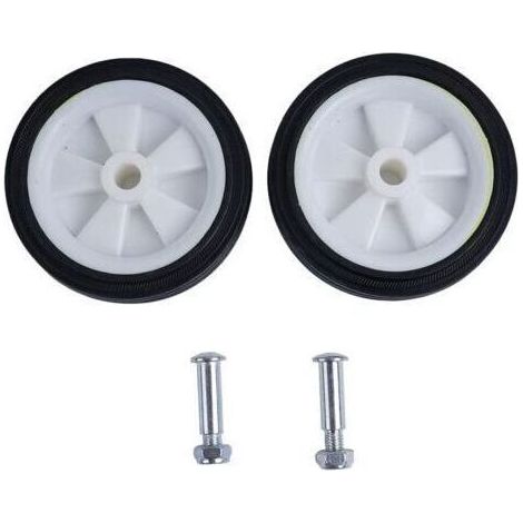 Lot de 2 roulettes pour compresseurs d'air – Roues 15,7 cm silencieuses et antidérapantes – Absorption des chocs – Pour pompes à air (1/3)