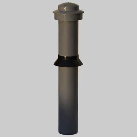 TORRETTA DI VENTILAZIONE IN PP GRIGIO - Ø 110