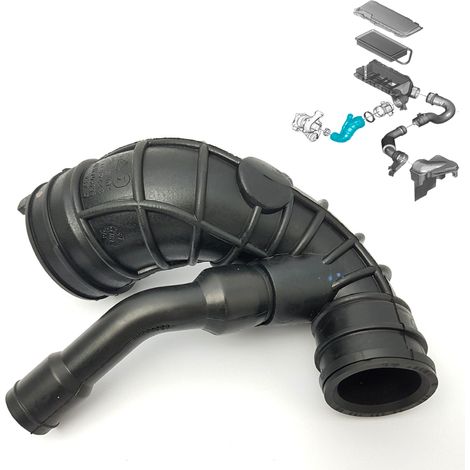 Tuyau, Durite d'air turbo pour C1 C2 Xsara Fiesta Nemo 107 206 (1/2)