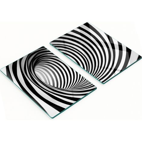 Tavole decorative multifunzionali da cucina in vetro temperato 3D 2x40x52 cm (1/5)