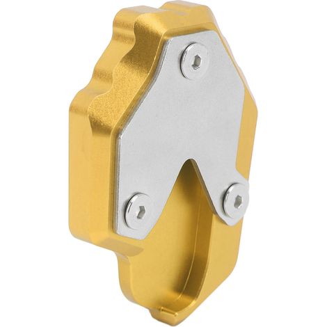 CNC-gefräste, verbreiterte Fußraste aus gelbem Aluminium für Forza 350 NSS350 2020-2022, Ersatz-Seitenstütze, Motorrad-Seitenständerverlängerung. (1/5)