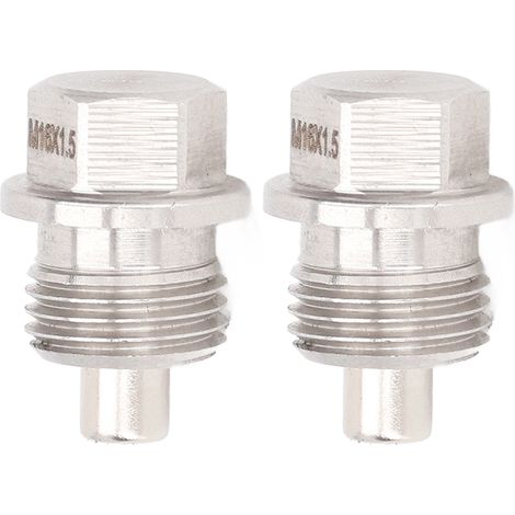 Lot de 2 bouchons de vidange d'huile magnétiques 803916010 M16x1,5 mm, antirouille, compatibles avec Subaru BRZ, WRX, Forester, Impreza et Legacy. (1/5)