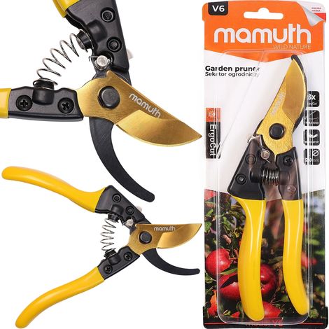 Sécateur pour rosiers Sécateur de jardin MAMUTH RR-V6 Sécateur pour fleurs Sécateur à enclume 20mm