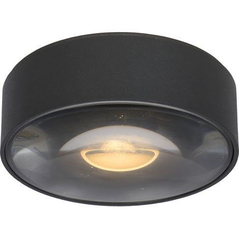 Spot encastré rond noir Lucide Rayen LED 6W 3000K (1/4)