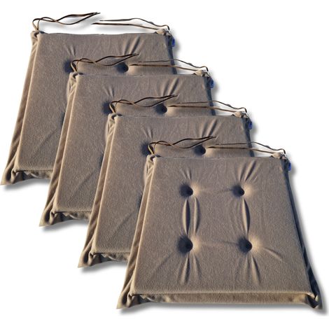 Cuscini per sedia 40x40x3 cm 1009 - set da 4 (1/5)