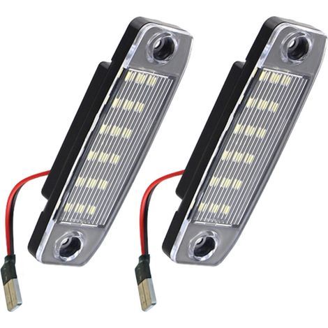 Lampe de plaque d'immatriculation, feu de position LED-2 pièces