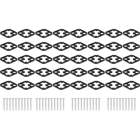 Kit de réparation de boîtier d'interrupteur 40 pièces 86 mm, outil de réparation de cassette inférieure, fixation incluse, avec 40 vis, isolation économique. (1/5)