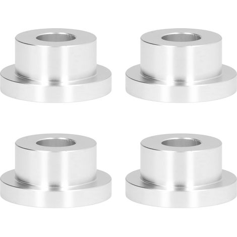 Kit d'accessoires en alliage d'aluminium CNC T6, douille de rehausseur de guidon solide, 4 pièces, pour FXRSilver
