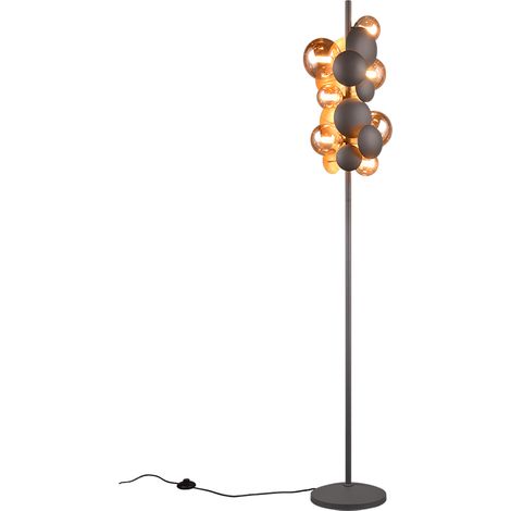 Lampadaire 7xg9 max 10w corps metal anthracite - trio select - bubble 88830858 88830858 88830858 88830858 88830858 (1/3)