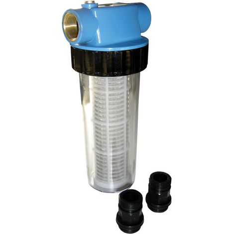 Güde – Filtre pour pompe de jardin – Type de filtration eau – Pression maximale 5,5 bars – Hauteur 250 mm – Raccord GF 1'