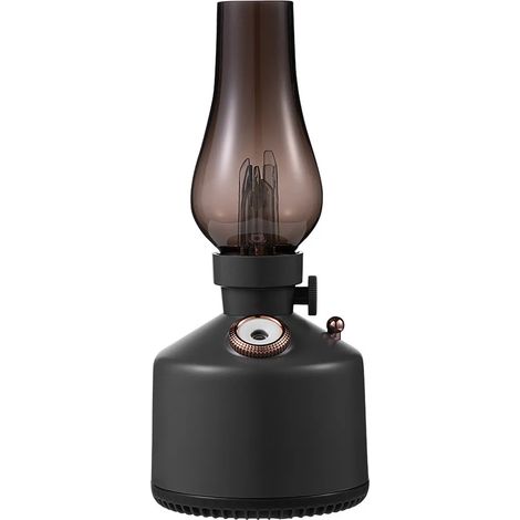 Humidificateur d'air sans fil (gris), diffuseur d'arômes, huile essentielle rechargeable, lumière 7 couleurs (1/5)