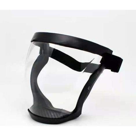 Visière de Protection, Anti-fog Protective Full Face Shield, Face Shield de Protection Complets, HD Transparent Bionic Face Shield de Protection, Visières de Sécurité, Réglable Sangle, Anti-Poussière (1/5)