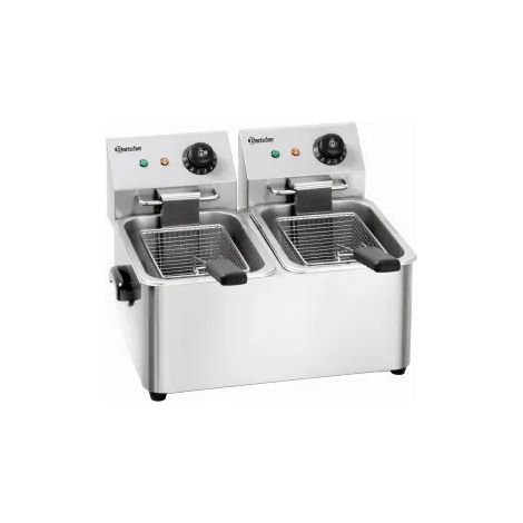 Friteuse professionnelle - 2 cuves de 4 litres - Bartscher (1/2)