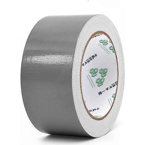 Ruban adhésif en tissu ultra-résistant pour la décoration intérieure, les revêtements de sol et la réparation de tuyaux - solution imperméable à base de polyéthylène (argent) (1/5)