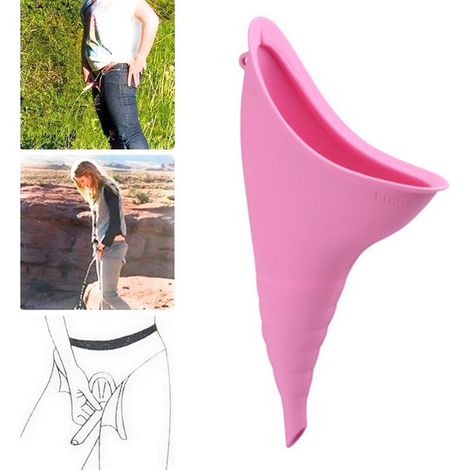 Urinal für Frauen – Wiederverwendbarer Silikon-Urintrichter – Für Outdoor-Aktivitäten wie Camping und Wandern – 1 Stück (1/5)
