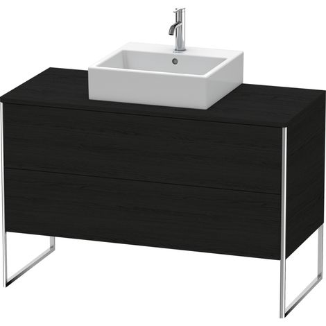 Duravit XSquare Meuble sous-vasque sur console au sol, 2 tiroirs,