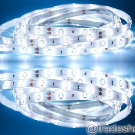 300 LED-Streifen 5630, wasserdicht, 5 Meter, 12 V, warmes und kaltes weißes Licht – – Kaltweiß –