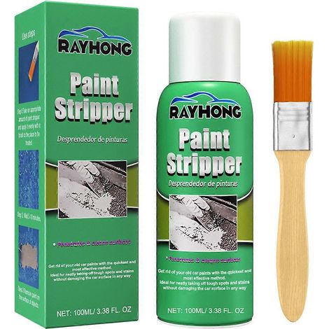Décapant pour jantes de voiture, 100 ml avec pinceau, agent de décollement pour surfaces métalliques