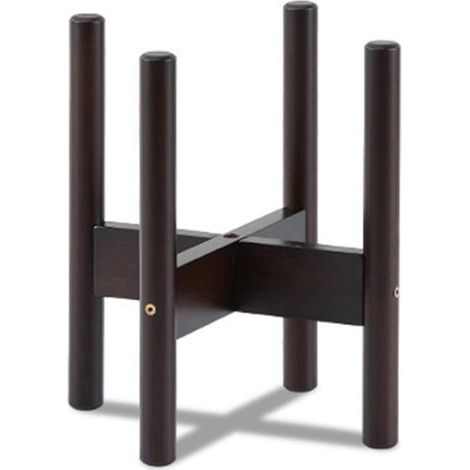 1 Support de plantes, bambou naturel, style nordique, taille S, pour salon, balcon, intérieur (1/5)