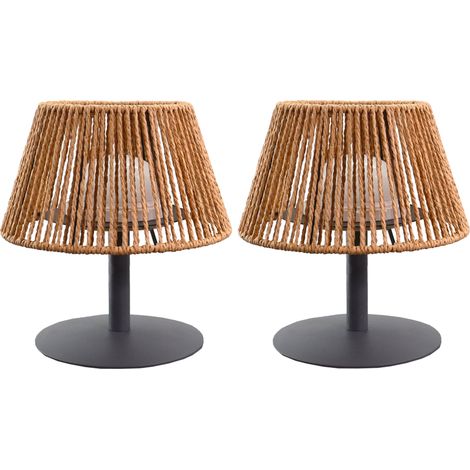 2 Lampes de table sans fil STANDY MINI RAFFY H22cm