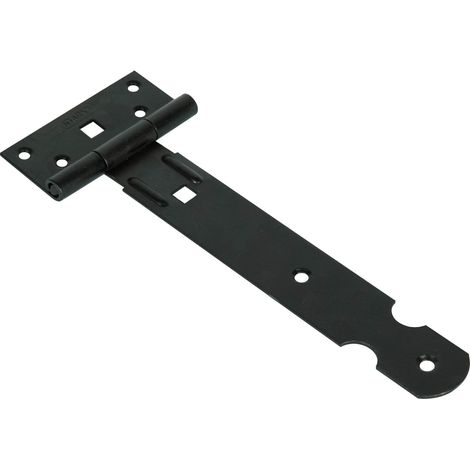 Penture anglaise légère en noir galvanisé 200 mm
